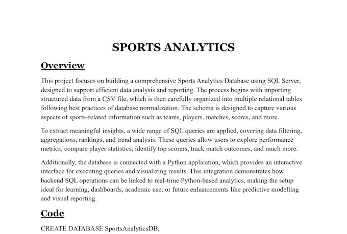 design and manage optimized sql databases